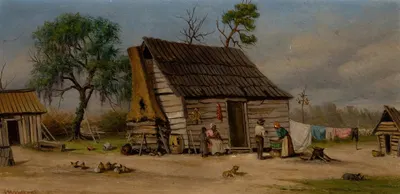 Сцена в хижине by Уильям Айкен Уокер — digital art print download