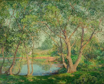 Hidden Lake by Wilson Henry Irvine — digital art print download