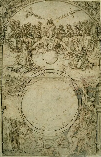 The Last Judgement by Ганс фон Кульмбах, 1510-1520 — digital art print download