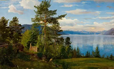 Фра Энес, Квиннхерред by Амальдус Нильсен, 1864 — digital art print download