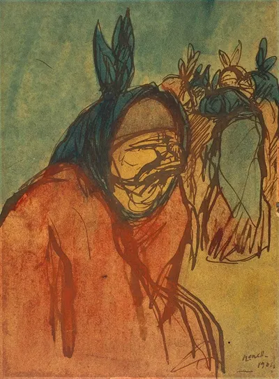 Group of Cretins in Boí by Isidre Nonell, 1904 — digital art print download