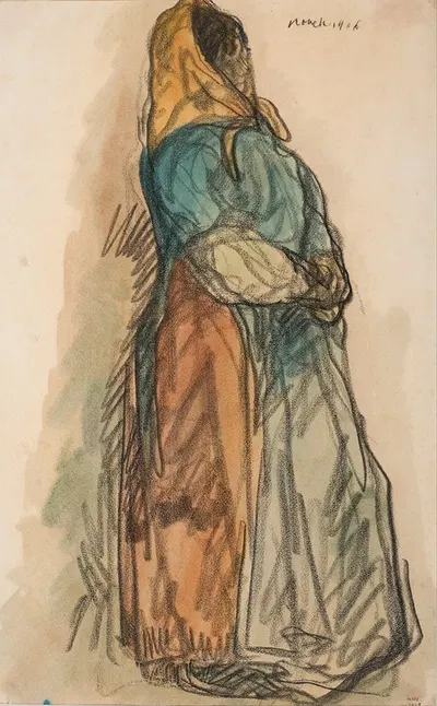 Waiting by Isidre Nonell, 1906 — digital art print download
