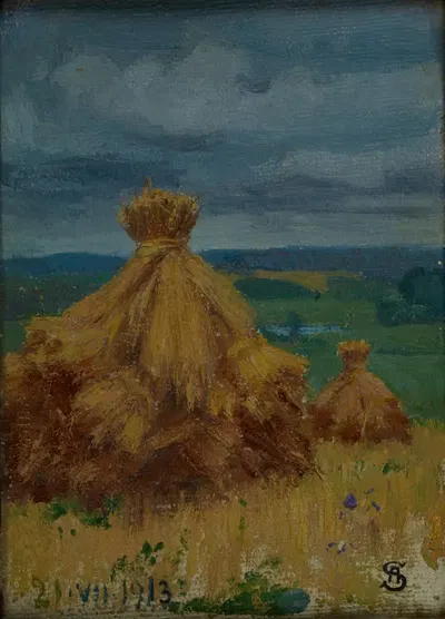 Облачный день by Амброший Сабатовский, 1913 — digital art print download