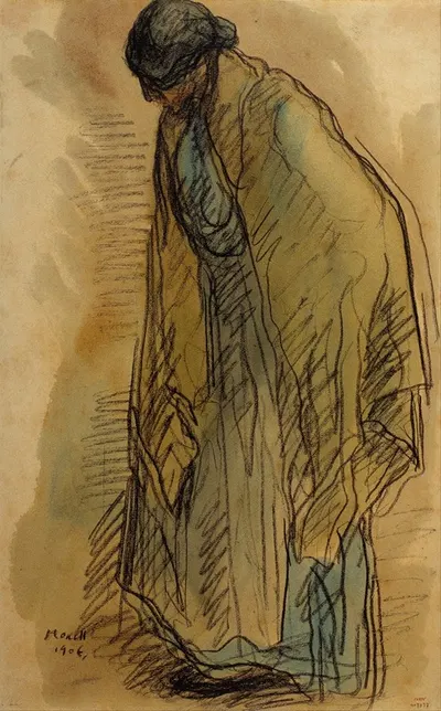 Prostitute by Isidre Nonell, 1906 — digital art print download