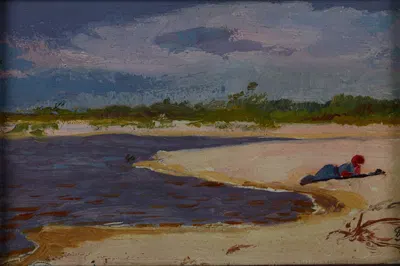 Пески реки Днепр by Амброший Сабатовский, 1903 -1907 — digital art print download