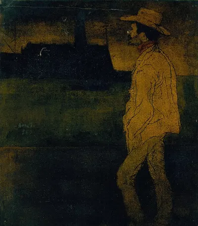 Returned Soldier from Cuba on the Quay by Isidre Nonell, 1898 — digital art print download