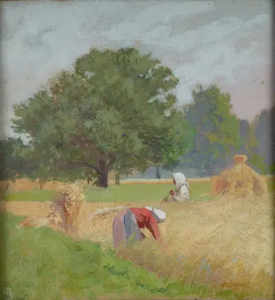 Три момента – Триптих (Полдень) by Амброший Сабатовский, 1903 — digital art print download