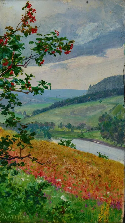 Вибурнум by Амброший Сабатовский, 1922 — digital art print download