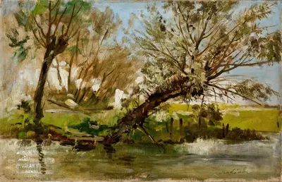 Willows by Antoni Kozakiewicz, 1890 — digital art print download
