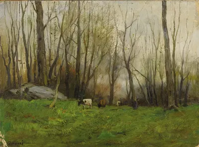 Пастбище в Бронксе, Нью-Йорк by Шарль Поль Групп, 1918 — digital art print download