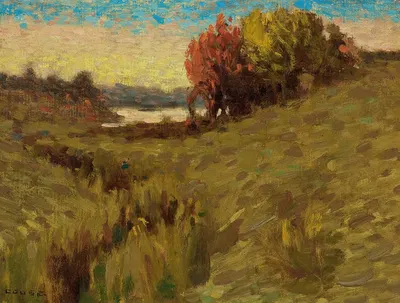 Landscape at Dawn by Eanger Irving Couse — digital art print download
