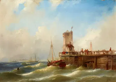Морской пейзаж by Эдуард Шмидт — digital art print download