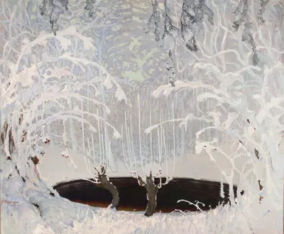 Зимняя сказка by Фердинанд Рушчиц, 1904 — digital art print download