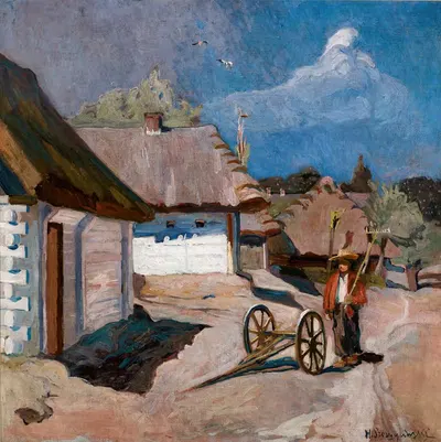 Загородная дорога by Генрик Щиглиньский, 1902 — digital art print download