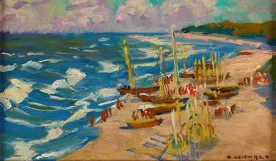 Тема с полуострова Хель by Генрик Узиембло, 1926 — digital art print download