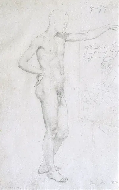 Handsome Boy by Иоганн Евангелист Шеффер фон Леонардсхоф, 1814 — digital art print download