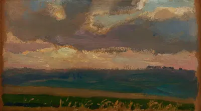 Fields at Proszowice by Jan Stanisławski, 1896 — digital art print download