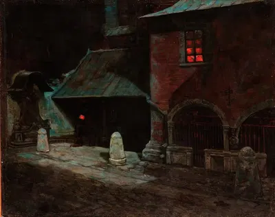 Церковь Святой Марии в Кракове by Мариан Вавженецкий, 1900 — digital art print download