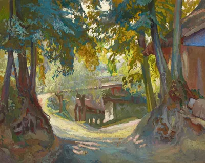 Осенний день by Станислав Камоцкий, 1908 — digital art print download