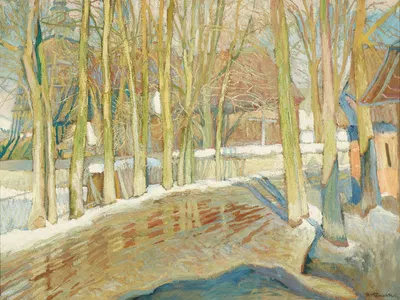 Оттепель by Станислав Камоцкий, 1905-1909 — digital art print download