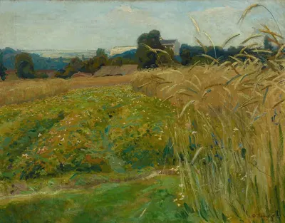 Пейзаж в окрестностях Кракова by Станислав Камоцкий, 1903 — digital art print download