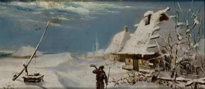 Winter Landscape by Teodor Marian Talowski, 1901-1910 — digital art print download