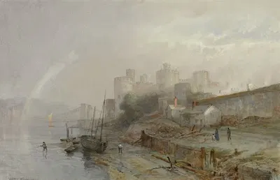 Замок Конвэй, Уэльс by Уильям Трост Ричардс, 1880 — digital art print download