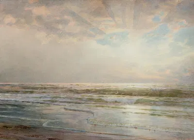 Морской пейзаж by Уильям Трост Ричардс, 1901 — digital art print download