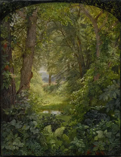 Лесной пейзаж (Лесная поляна) by Уильям Трост Ричардс, 1860 — digital art print download