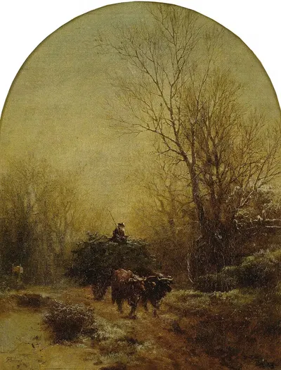 A Full Wagon by Albert Fitch Bellows, 1867 — digital art print download