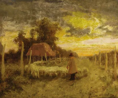 Sheep at Santa Cruz by Eanger Irving Couse — digital art print download
