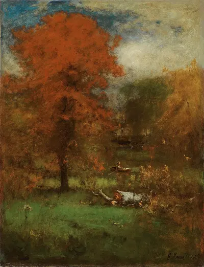 The Mill Pond by George Inness, 1889 — digital art print download