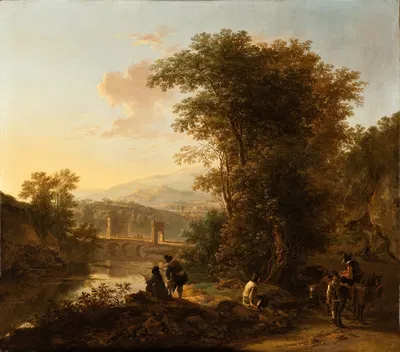 Landscape with a Draftsman by Jan Both — digital art print download