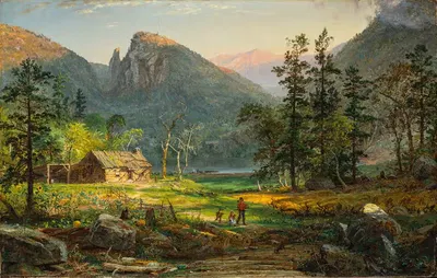 Дом первопроходца, Эгл-Клиф, Белые горы by Джаспер Фрэнсис Кропси, 1859 — digital art print download