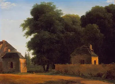Entry to the Park at St. Cloud by Jean-Victor Bertin, 1810 — digital art print download