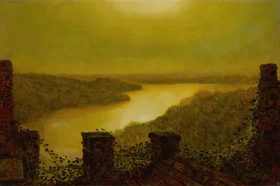 Озеро Рундхей by Джон Аткінсон Гримшоу, 1993 — digital art print download