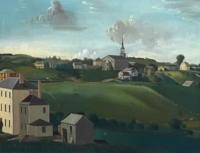 Холм Митингхаус, Роксбери, Массачусетс by Джон Ритто Пенниман, 1799 — digital art print download