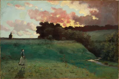 Stormy Landscape by Louis Michel Eilshemius, 1890 — digital art print download