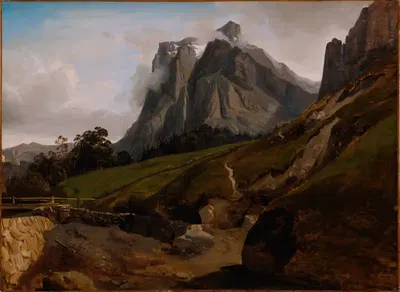 Веттерхорн, Швейцария by Теодор Карюэль д'Алини, 1822 — digital art print download