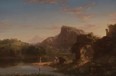 L'Allegro by Thomas Cole, 1845 — digital art print download