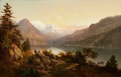 Изумрудный залив, озеро Тахо by Томас Хилл, 1864 — digital art print download