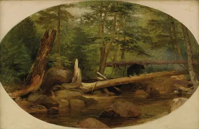 Медведь в лесу by Уильям Холбрук Бирд, 1868 — digital art print download