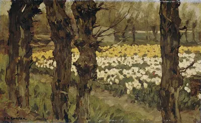 Tulip Fields by Anton L. Koster, 1880 - 1937 — digital art print download