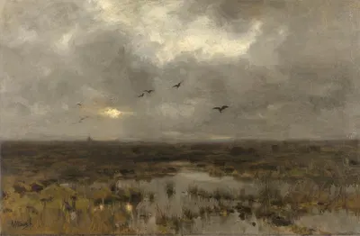 The Marsh by Anton Mauve — digital art print download