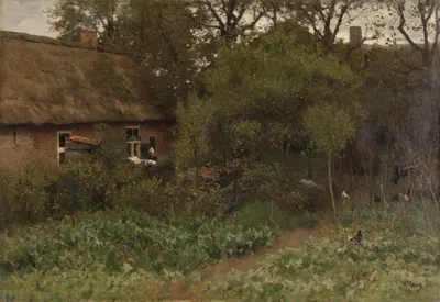 The Vegetable Garden by Anton Mauve — digital art print download
