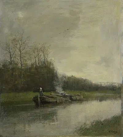 Trekvaart by Anton Mauve — digital art print download