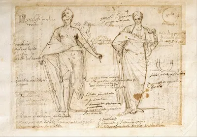 The Allegorical Figures of Reason and Wisdom by Пьетро Теста, 1630 — digital art print download