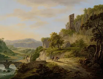 Вид на Чивита-Кастеллана by Даниэль Дюпре, 1792 - 1809 — digital art print download