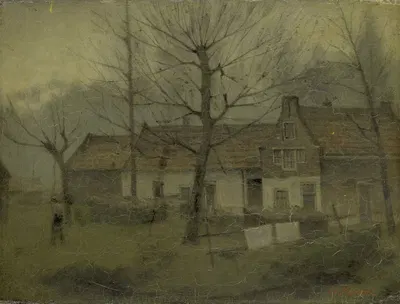 Дома в деревне by Эдуард Карсен, 1885 - 1907 — digital art print download