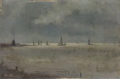 Зейдерзе by Эдуард Карсен, 1885 - 1900 — digital art print download